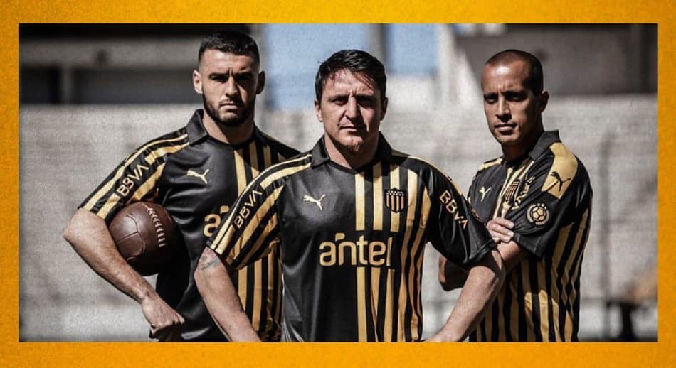Peñarol revela camisa comemorativa que faz releitura de uniforme de 1905