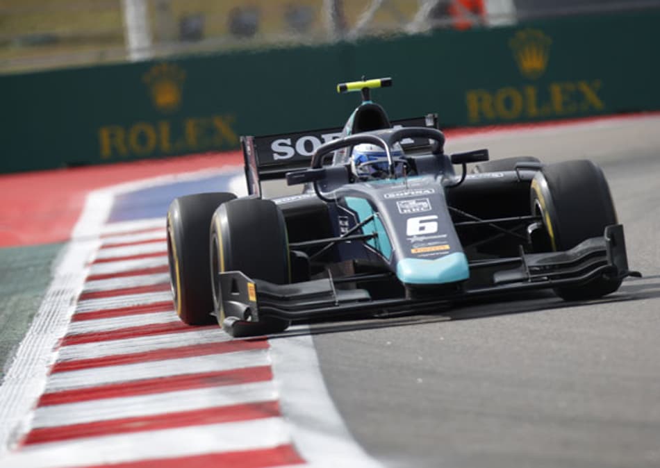 DAMS domina treino da F2 em Sochi; Latifi na P1 com Sette Câmara logo atrás