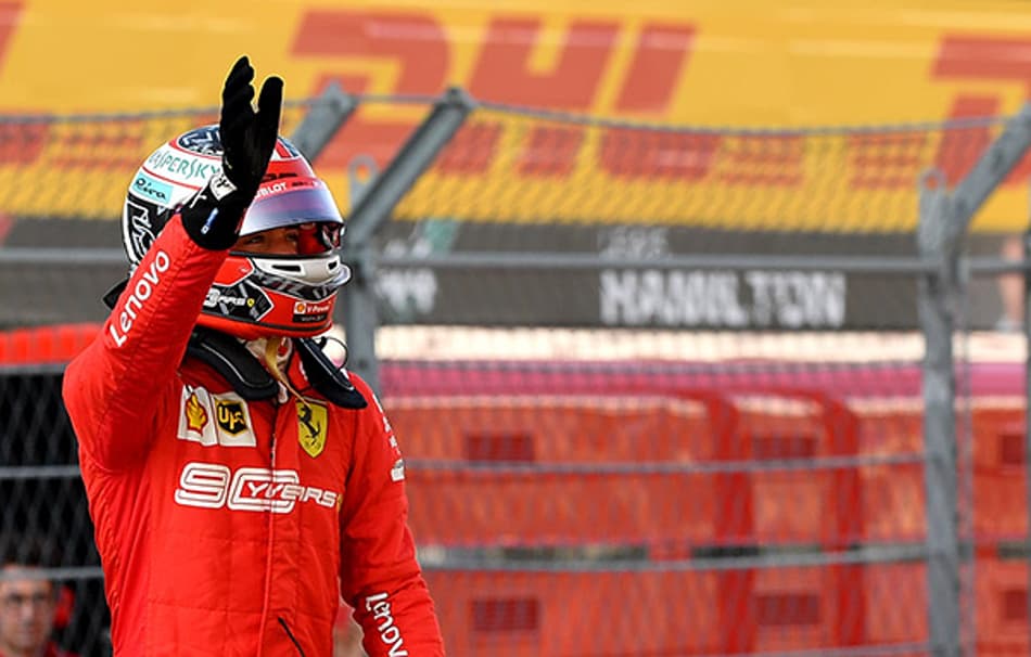 Charles Leclerc comemora pole-position, mas diz que não é o melhor para se largar na Rússia