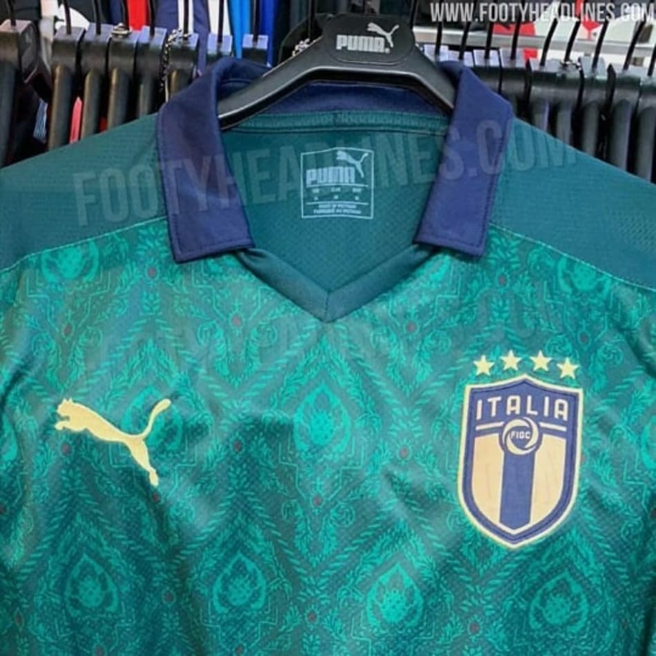 Seleção da Itália terá camisa com detalhes inspirados em mosaicos de igrejas