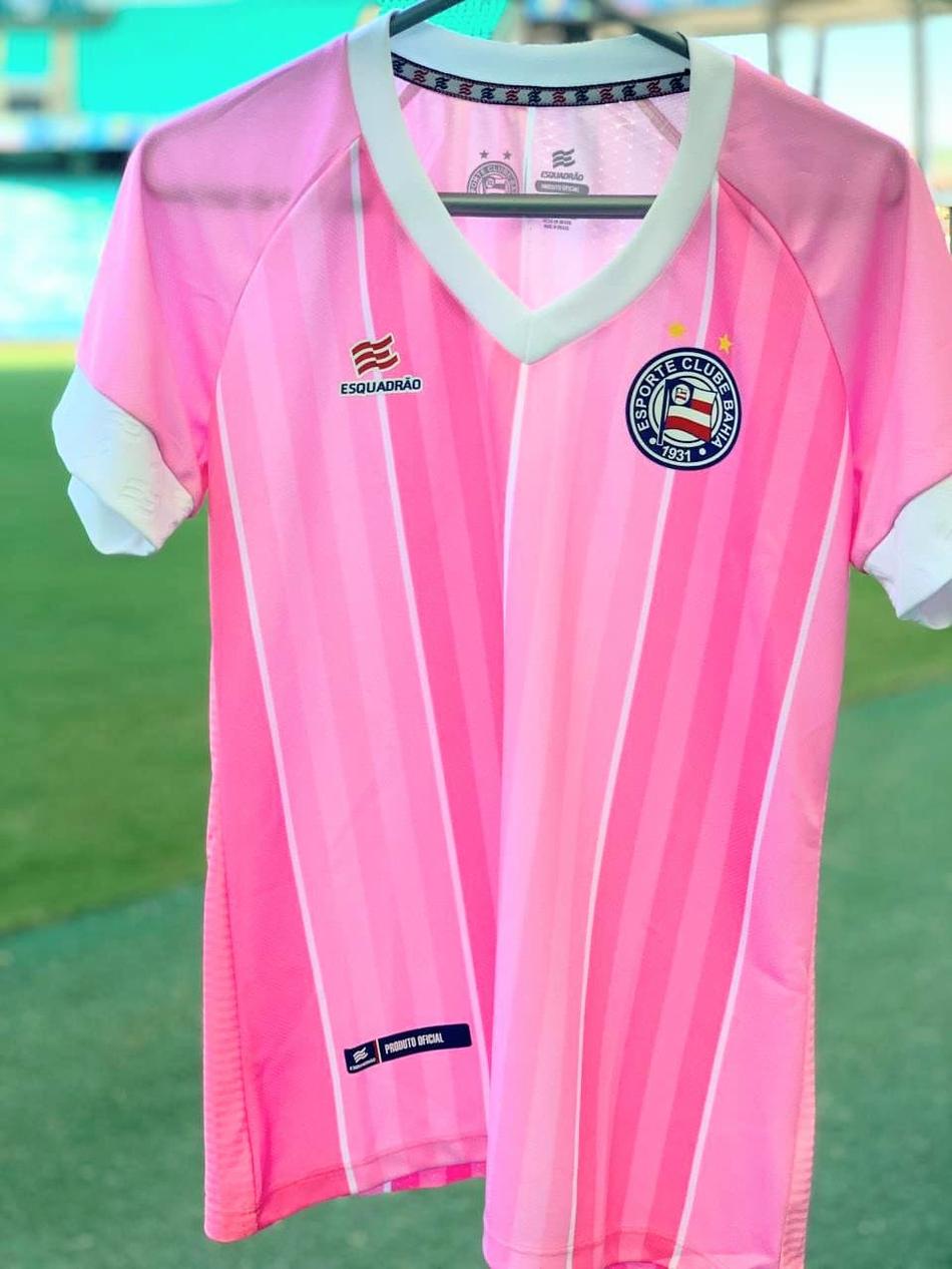 Bahia e Paraná Clube lançam camisas especiais para o Outubro Rosa