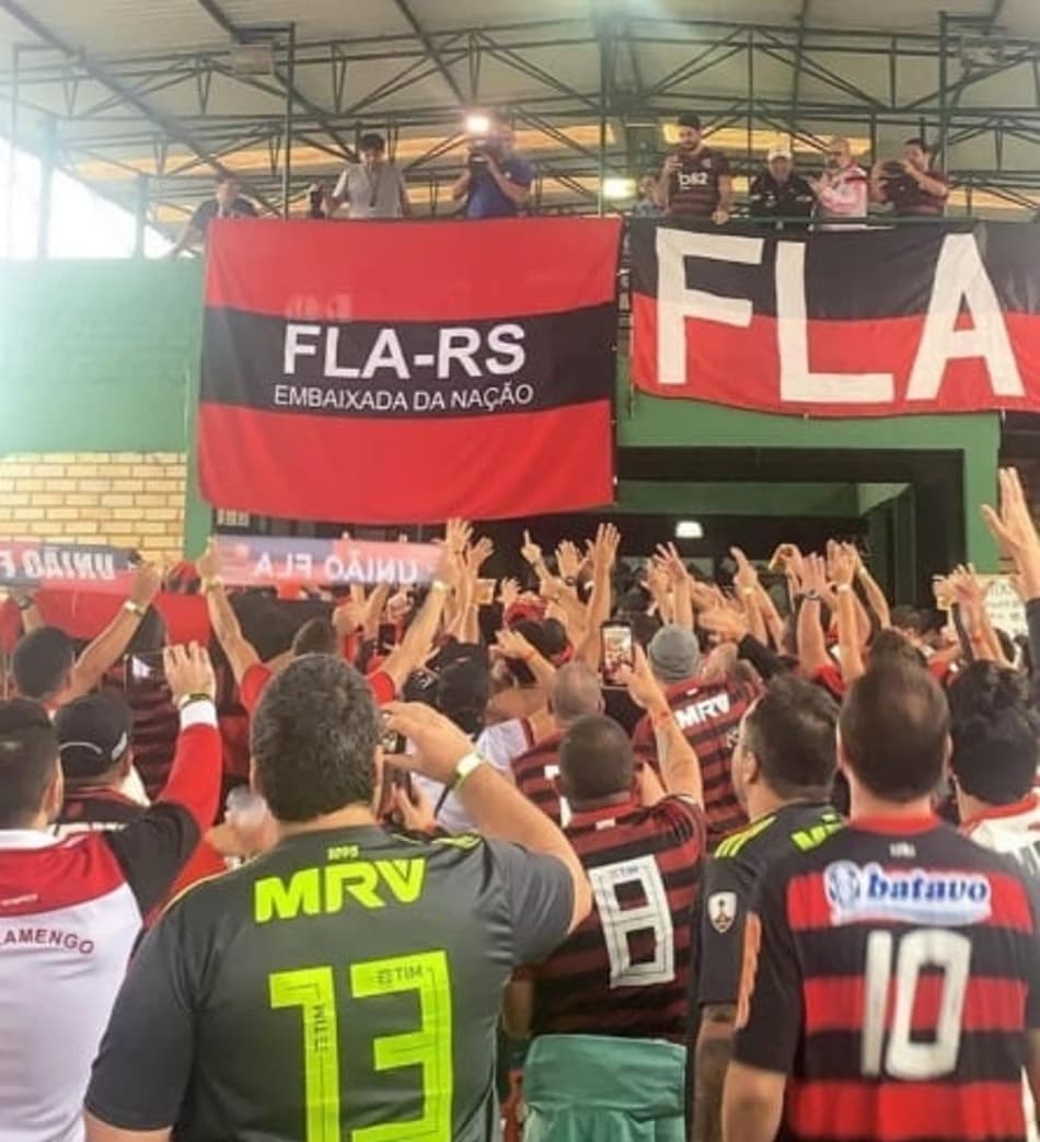 #JogaremosJuntos: o apoio da torcida do Flamengo para um jogo aguardado há mais de três décadas