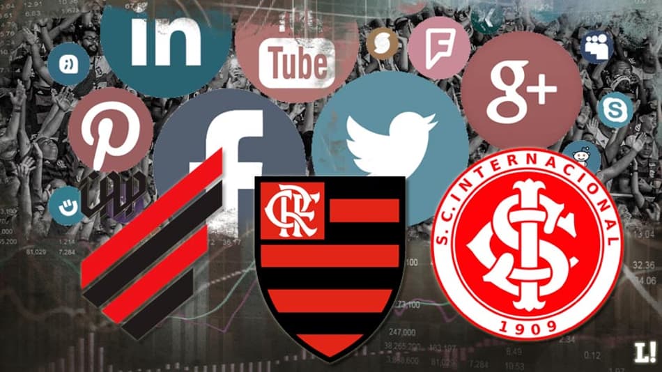 Flamengo, Athletico e Inter crescem no ranking digital dos clubes