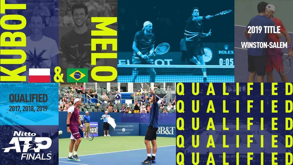 Dupla Melo/Kubot garante vaga no ATP Finals pelo terceiro ano seguido
