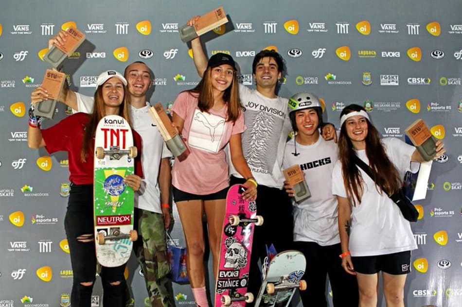 Isadora Pacheco e Murilo Peres faturam 'Brasileirão' de Skate e brigam por vaga nas Olimpíadas