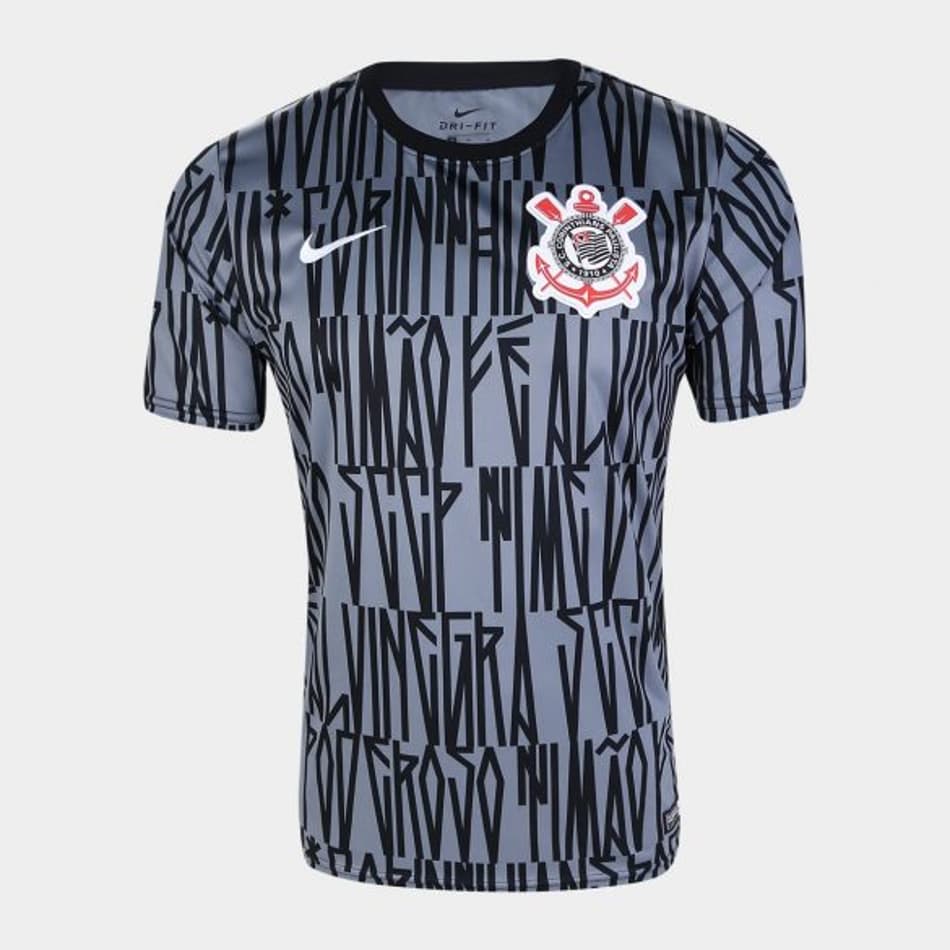 Corinthians lança nova camisa pré-jogo; saiba detalhes sobre o modelo