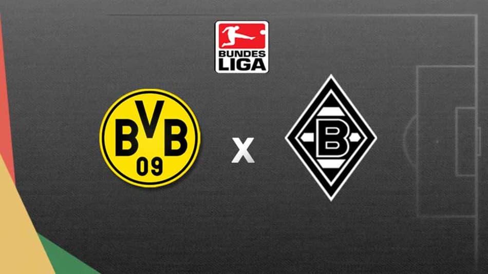 Duelo de Borussias: Dortmund recebe líder Gladbach por salto na tabela