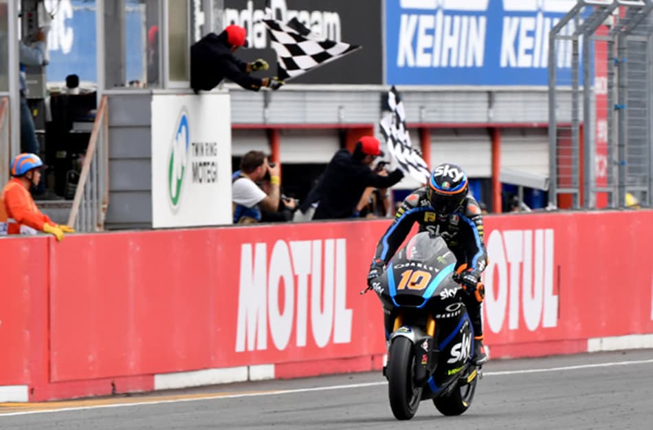 Na Moto2, Marini supera Luthi e vence o GP do Japão