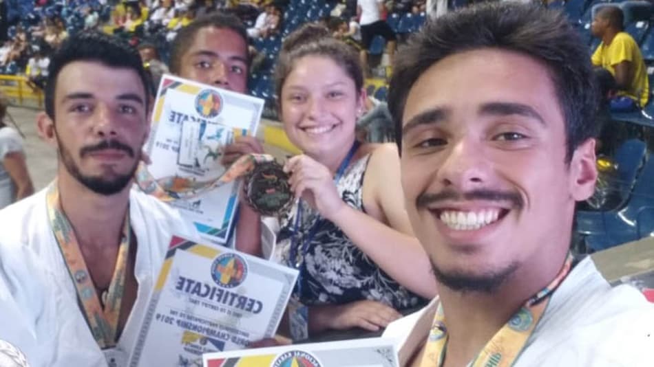 Da construção civil para o sonho olímpico, carateca colhe frutos