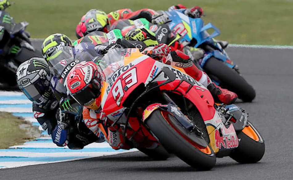 Marquez vence o GP da Austrália de MotoGP; Vinales cai na última volta