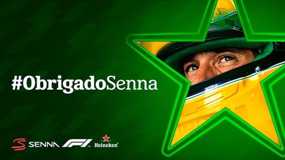 “Obrigado”, Heineken apresenta filme que exalta o poder de união do ídolo Ayrton Senna; assista