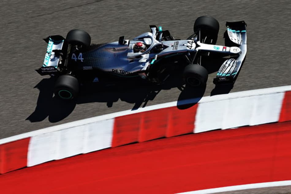 GP dos Estados Unidos: Hamilton lidera confortável o segundo treino no Circuito das Américas