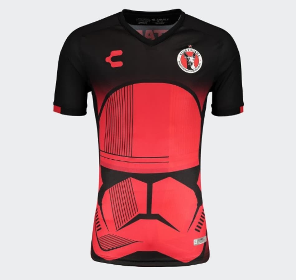 Clube mexicano lança camisas com temática do filme Star Wars; veja fotos