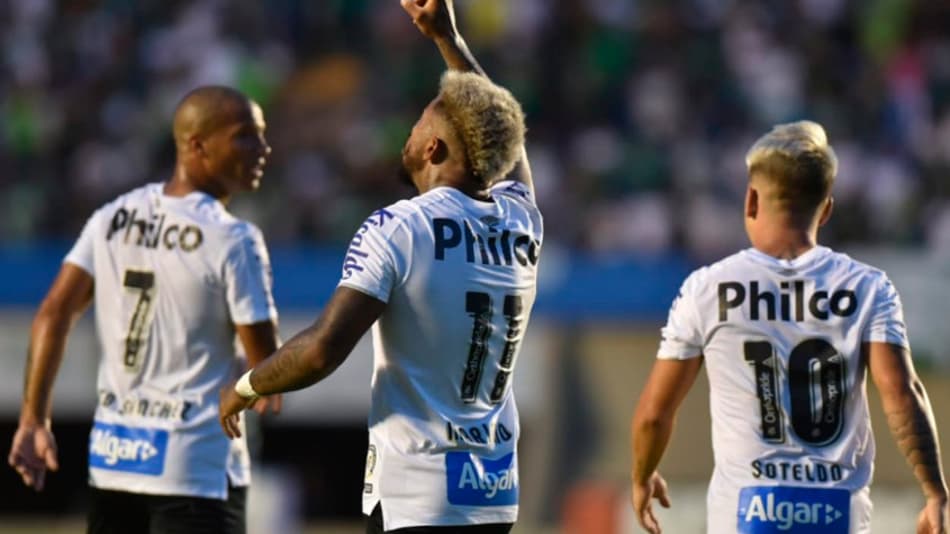 ATUAÇÕES: Soteldo e Marinho brilham em vitória do Santos em Goiânia