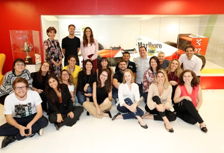 Sebastian Vettel faz visita "secreta" ao Instituto Ayrton Senna