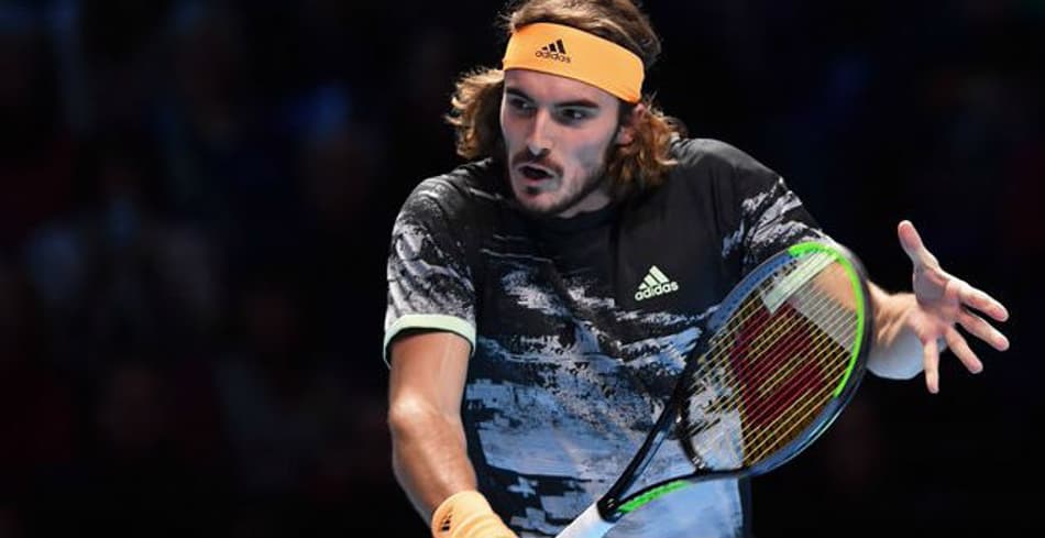 Tsitsipas em ação no ATP Finals