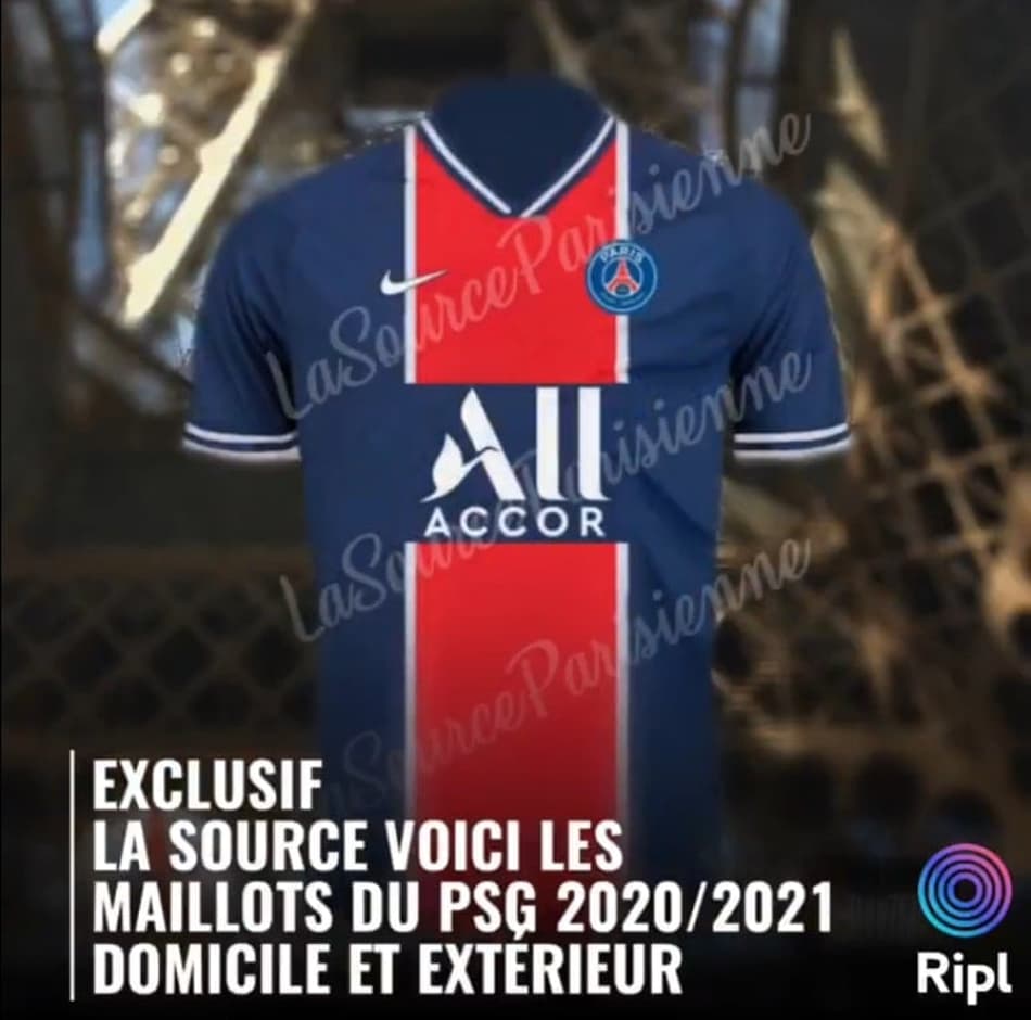 Com retorno de estilo clássico, camisas do PSG para 2020/2021 têm imagens vazadas