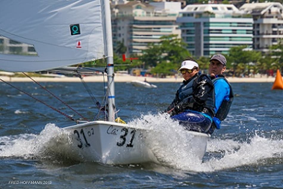 Hans e Karina Hutzler conquistam título brasileiro na classe Dingue