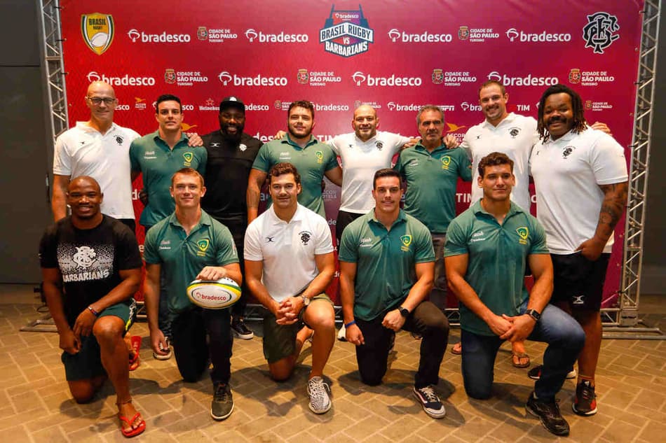 Brasil x Barbarians no rugby