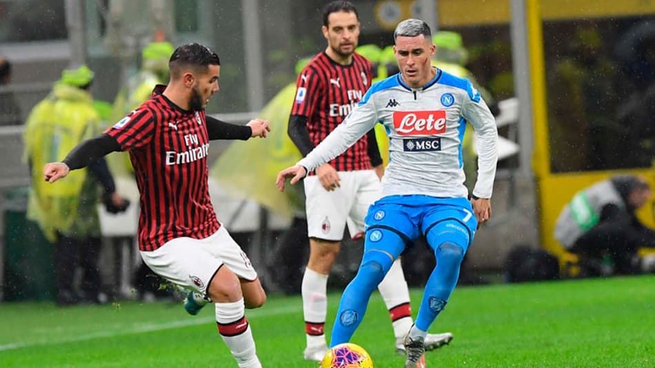 Ruim para os dois: Milan e Napoli ficam no empate pelo Italiano