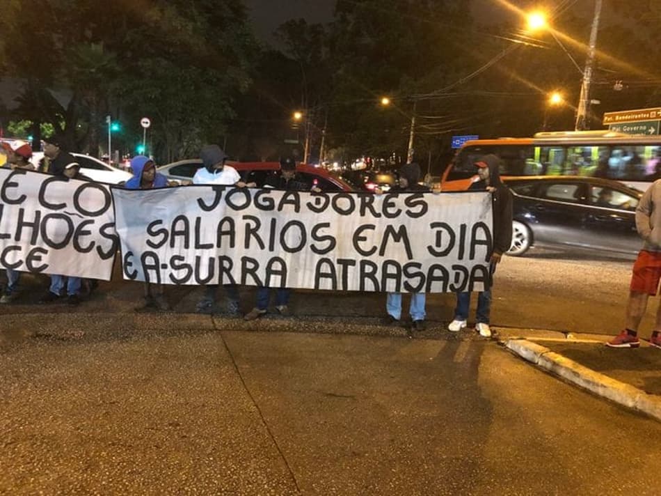 Protesto no Morumbi