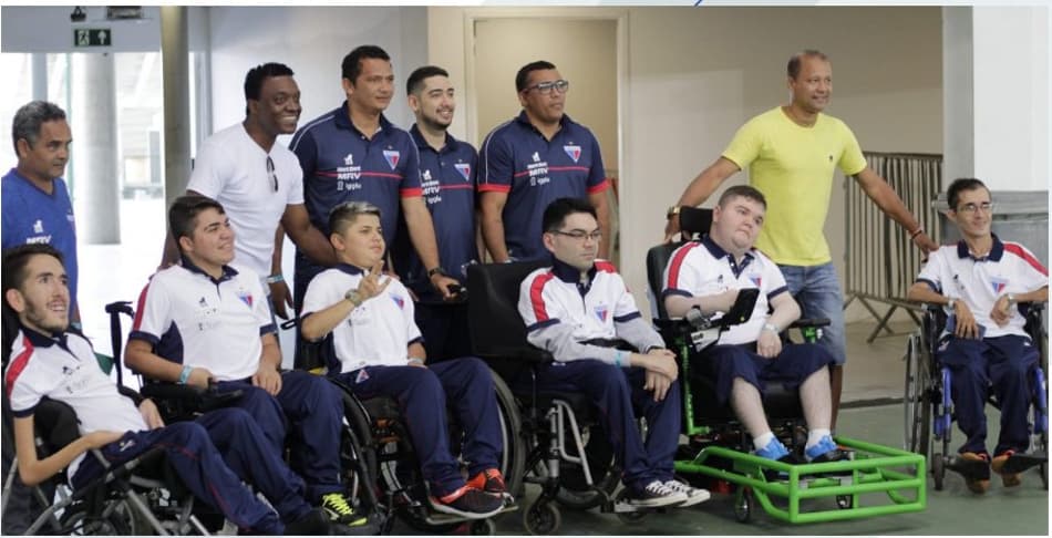 Fortaleza faz ‘golaço’ e apoia equipe de futebol em cadeira de rodas