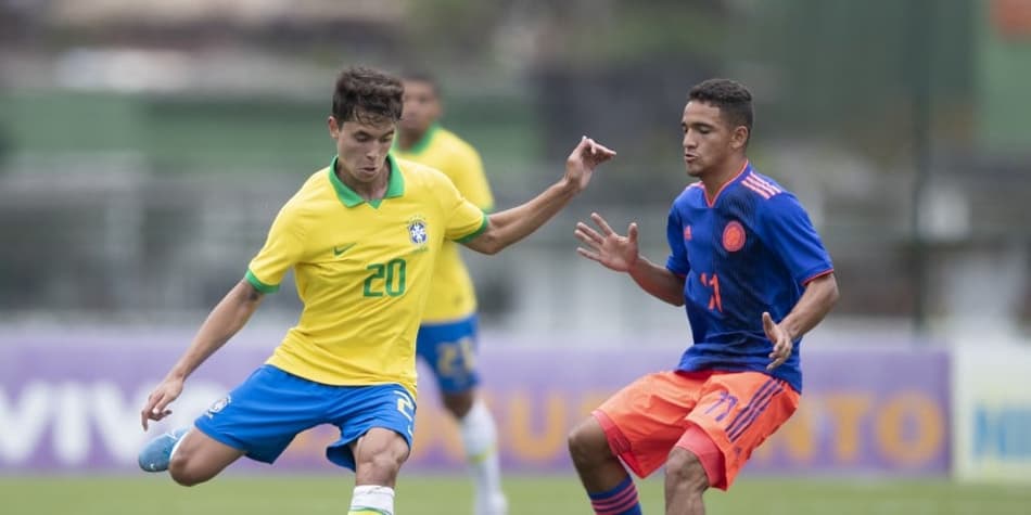 Vinicius Zanocelo marca e garante vitória da seleção sub-20 sobre a Colômbia em triangular