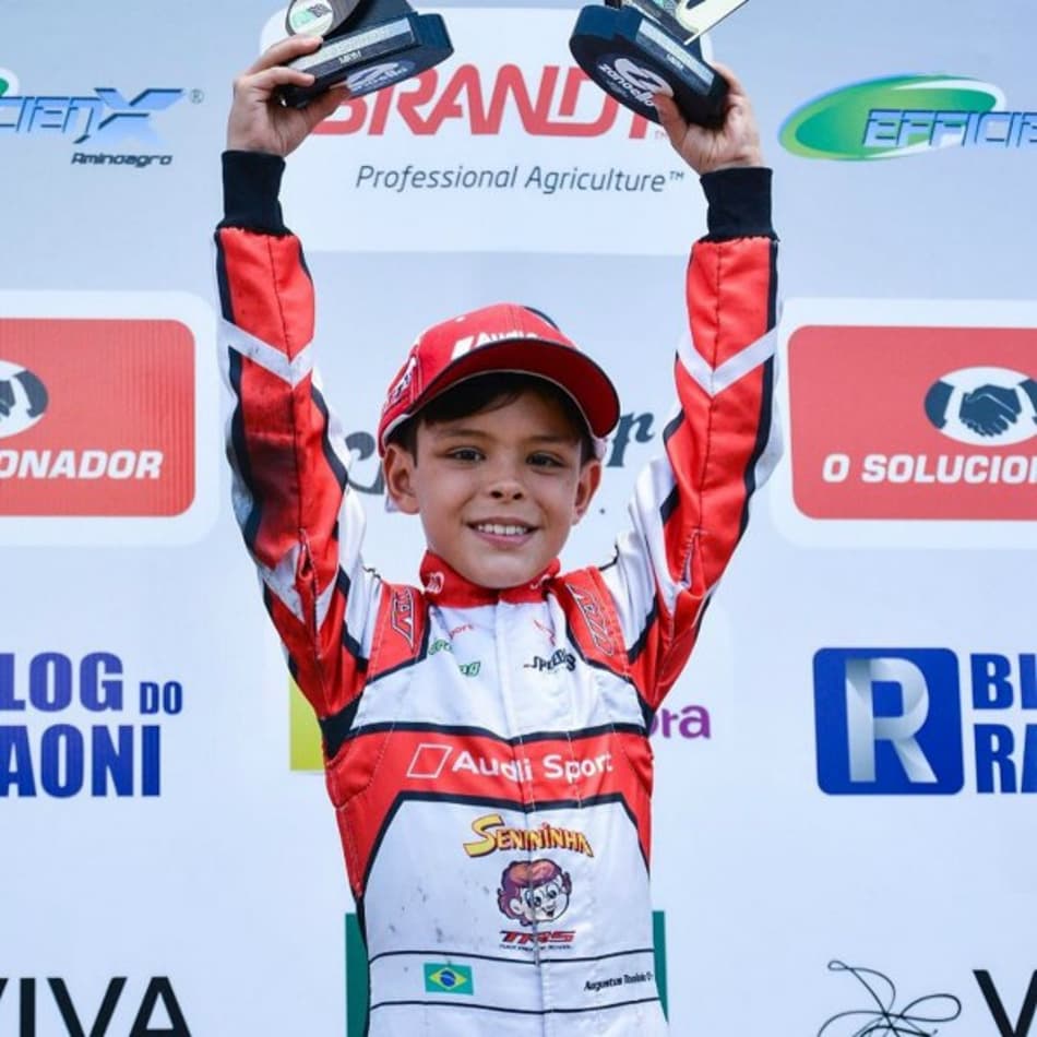 Campeão paranaense de kart, Augustus Toniolo busca título paulista em Interlagos