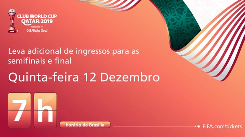 Organização anuncia novos lotes de ingressos para o Mundial; saiba mais