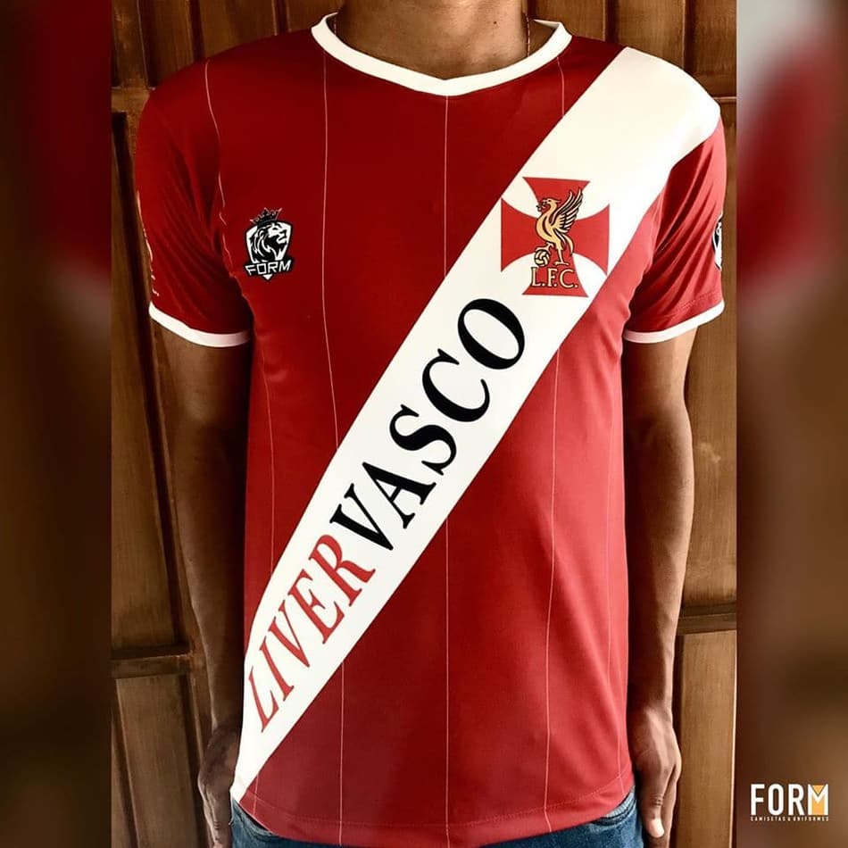 Depois da camisa ‘RiVasco’, camisa ‘LiverVasco’ surge para ‘secar’ o Flamengo