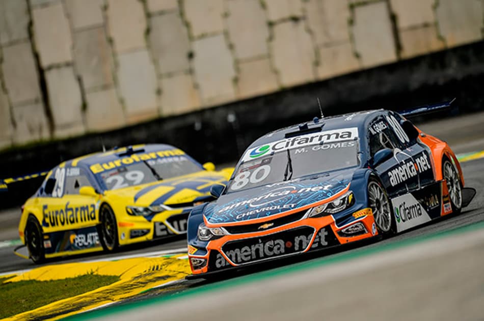Decisão da Stock Car: Marcos Gomes lidera sexta-feira chuvosa em Interlagos