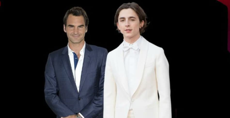Federer na final do Homem mais Estiloso do mundo