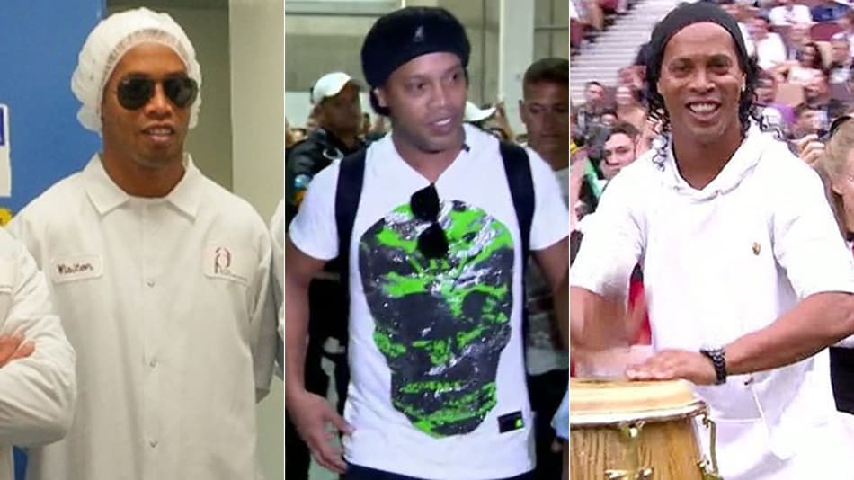 Ronaldinho na live do Revelação e mais… Relembre os rolês aleatórios do craque
