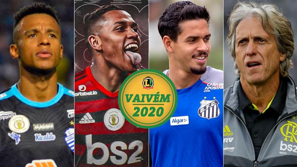 Dupla no Flamengo, volta no Vasco, movimentação no Santos… O resumo do vaivém deste Natal