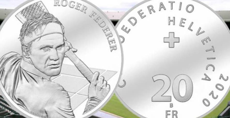 Venda da moeda de Federer se esgota