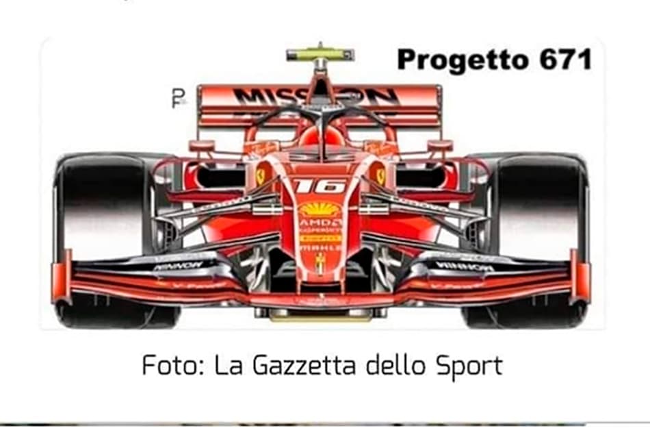 La Gazzetta vaza desenho do carro da Ferrari para a F1 2020