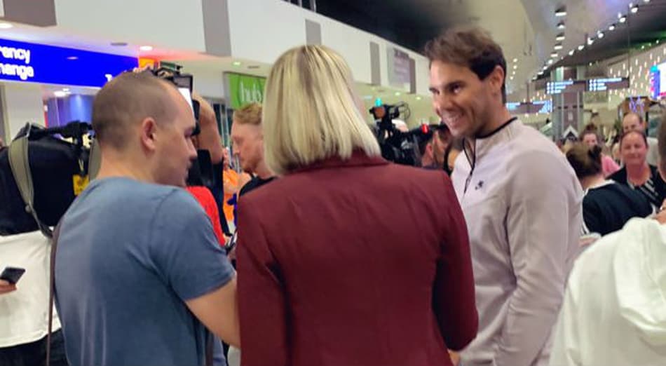 Nadal desembarca na Austrália para iniciar temporada