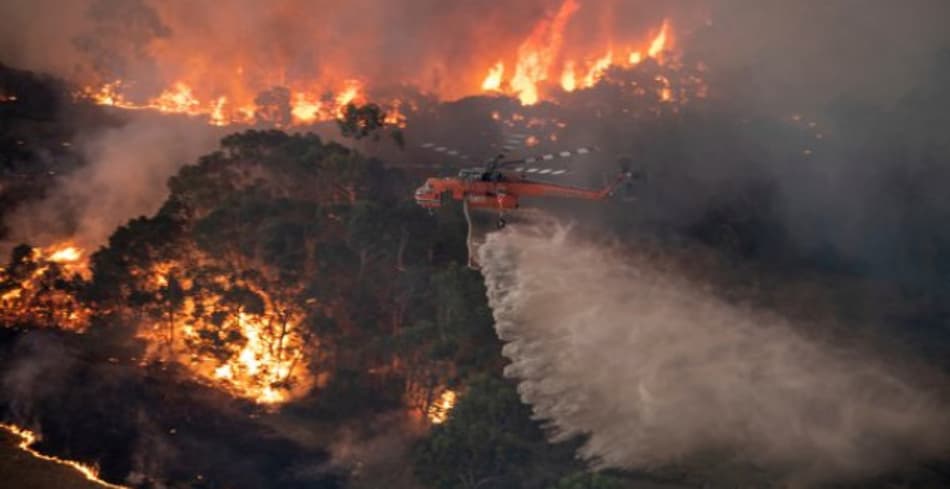 Incêndios forçam mudança de local de Challenger na Austrália