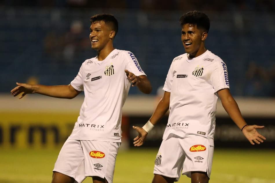 Com dois de Marcos Leonardo, Santos goleia o Timon na Copinha