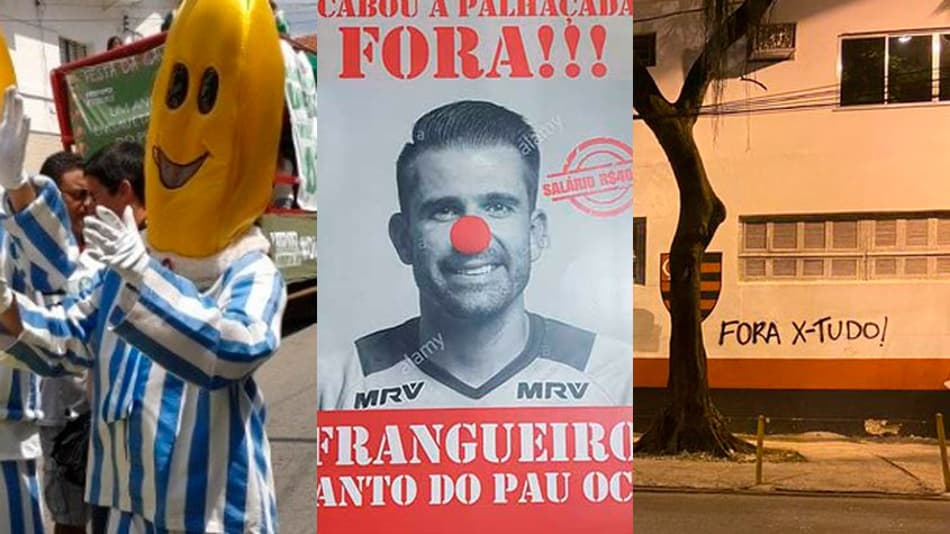 X-Tudo, Bananas, Jim Carrey… relembre protestos inusitados no futebol brasileiro