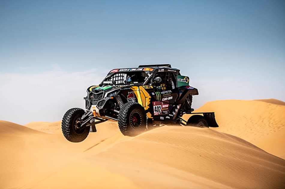 Em dia marcado por tragédia entre as motos, brasileiros Varela e Gugelmin recuperam terreno na UTV