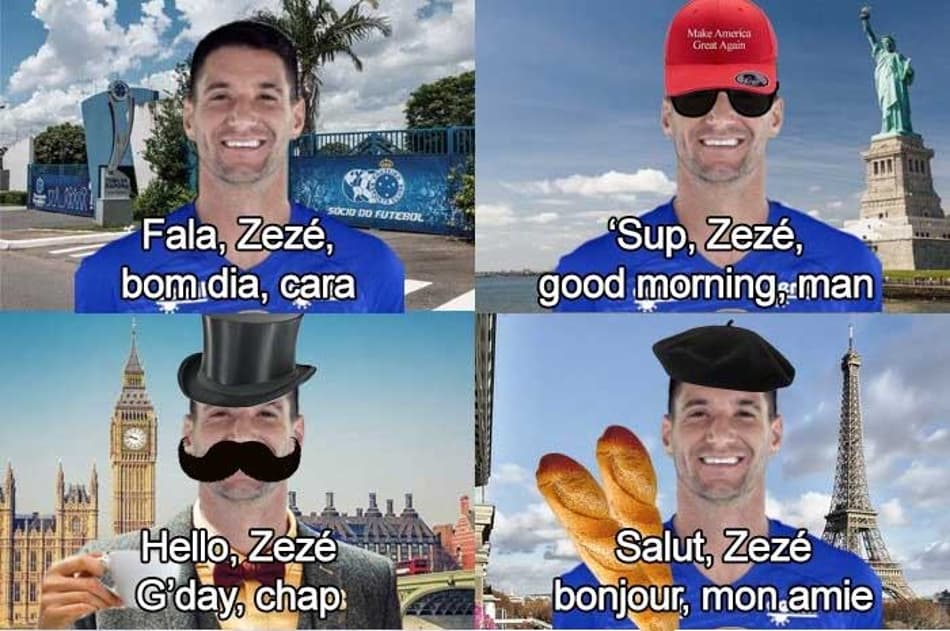 "Fala, Zezé! Bom dia, cara"! Memes com áudio de Thiago Neves bombam na internet