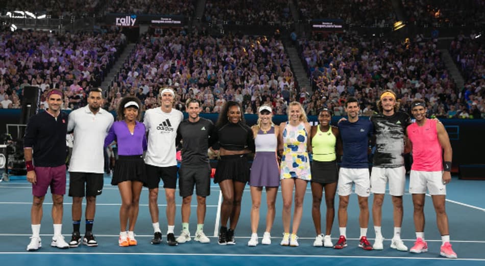 Federer, Nadal e Djokovic participam de exibição e ajudam a doar US$ 4,8 milhões