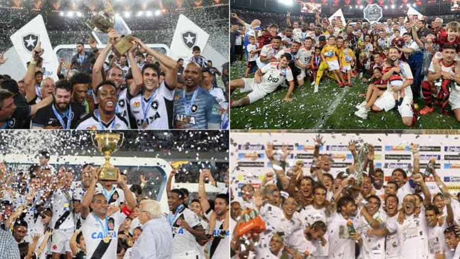 Confira o ranking de títulos do Campeonato Carioca