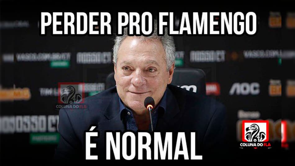 ‘Freguês até com a base’! Rubro-negros provocam Vasco em memes na web