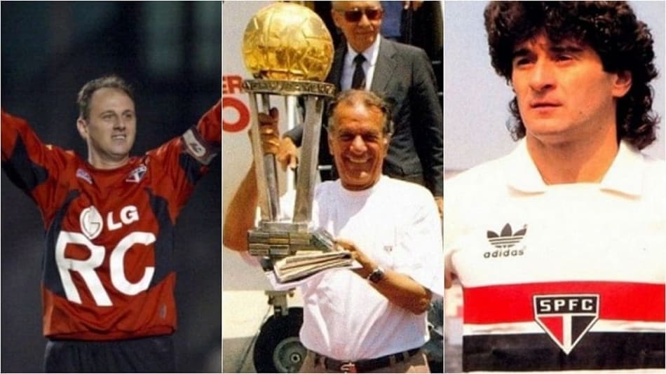 Confira alguns dos maiores ídolos dos 90 anos de história do São Paulo