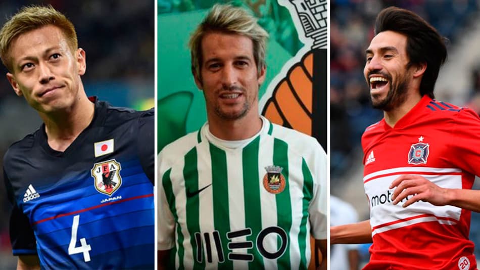 Honda, Coentrão… Listamos quase 20 jogadores de seleção que estão livres no mercado