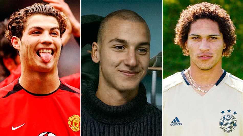 Antes e depois: veja jogadores que mudaram muito com o tempo