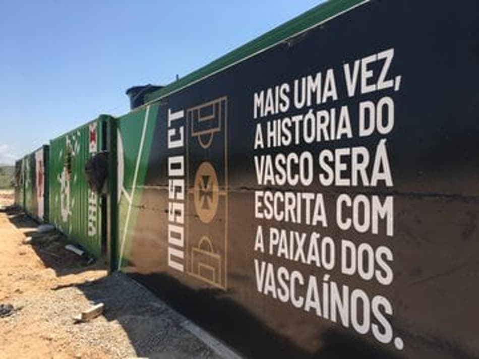 Vasco publica novas imagens das obras do centro de treinamento
