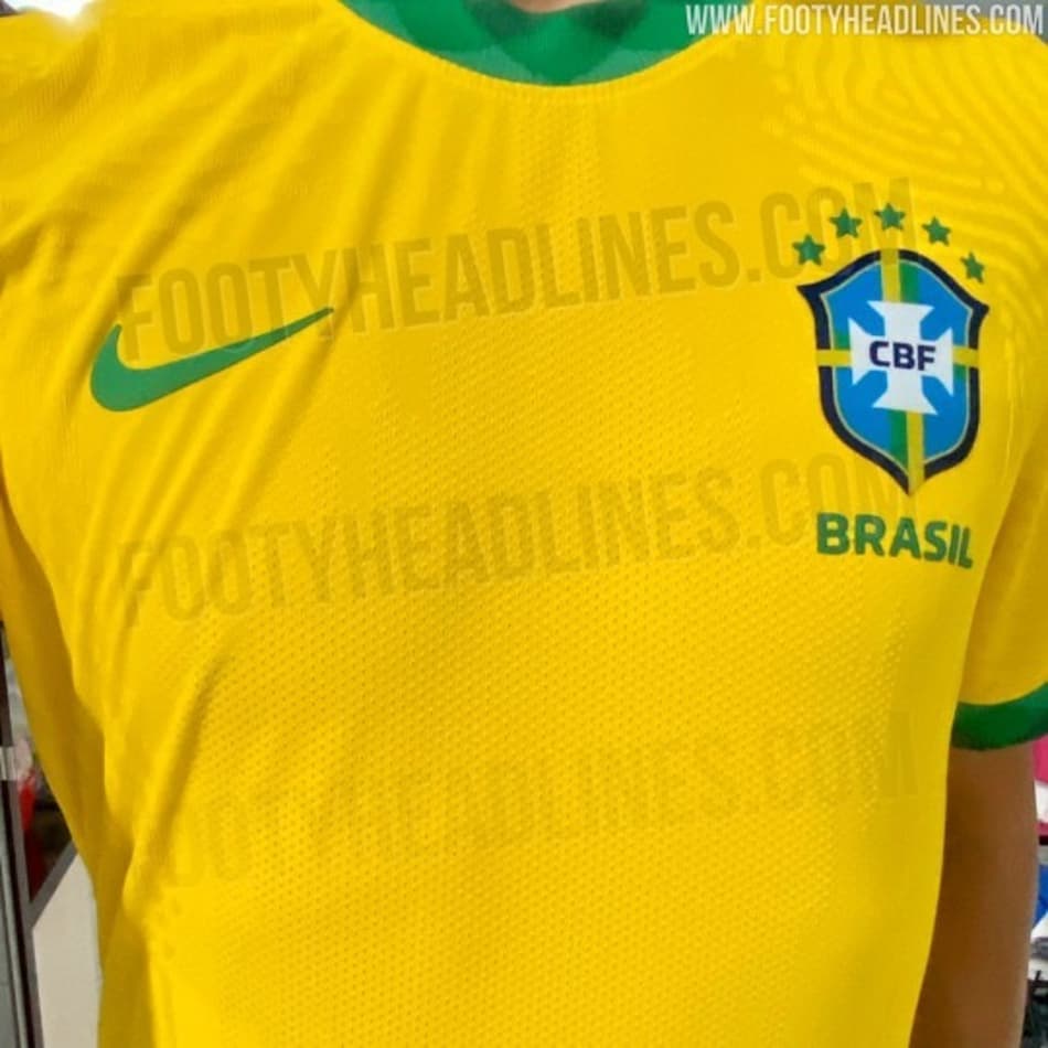 Site antecipa fotos da nova camisa 1 do Brasil, que faz homenagem ao tri em 1970